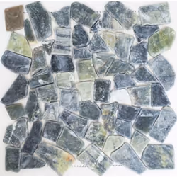 Mosani MOS44-0208, Mosaique, Marbre, Vert, Intérieure, Rectangle, 315 mm