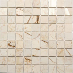 Mosani MOS42-32-2807 carreau Mosaique Or, Crème