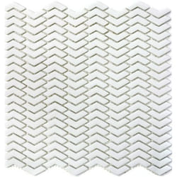 Mosani MOS140-HB37W carreau Mosaique Blanc