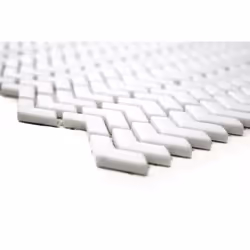 Mosani MOS140-HB37W carreau Mosaique Blanc