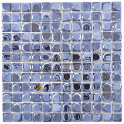 Mosani MOS350-18, Mosaique, Verre, Noir, Intérieure, Rectangle, 315 mm