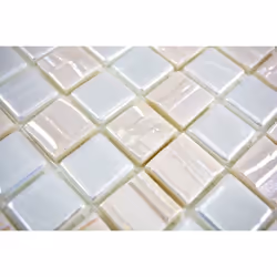 Mosani MOS355-11 carreau Mosaique Blanc