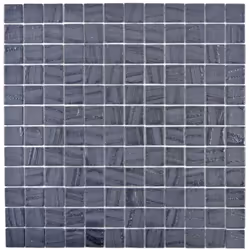 Mosani MOS360-03, Mosaique, Verre, Noir, Intérieure, Rectangle, 315 mm