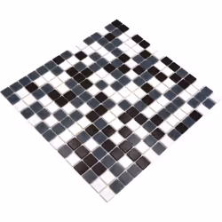 Mosani MOS52-0302 carreau Mosaique Noir, Gris, Blanc - Vue supplémentaire 5