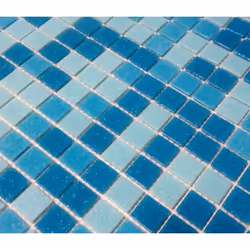 Mosani MOS52-0402 carreau Mosaique Bleu