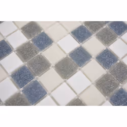 Mosani MOS210-P001625 carreau Mosaique Gris, Blanc