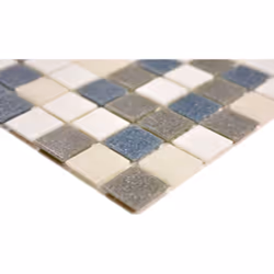 Mosani MOS210-P001625 carreau Mosaique Gris, Blanc