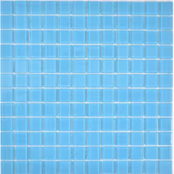 Mosani MOS63-0402, Mosaique, Verre, Bleu, Intérieure, Rectangle, 300 mm