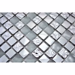 Mosani MOS92-0217 carreau Mosaique Argent
