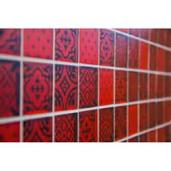 Mosani MOS78B-0902 carreau Mosaique Rouge