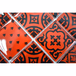 Mosani MOS78B-0902 carreau Mosaique Rouge