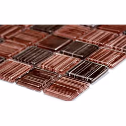 Mosani MOS64-1309 carreau Mosaique Marron