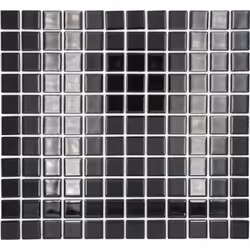 Mosani MOS60-0304, Mosaique, Verre, Noir, Intérieure, Rectangle, 327 mm