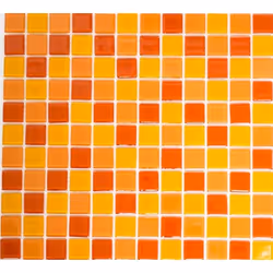 Mosani MOS62-0802, Mosaique, Verre, Rouge, Intérieure, Rectangle, 327 mm