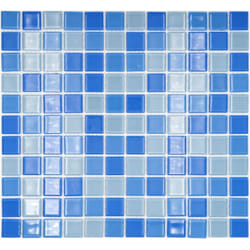 Mosani MOS62-0404 carreau Mosaique Bleu