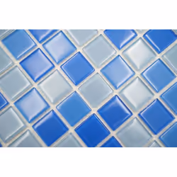 Mosani MOS62-0404 carreau Mosaique Bleu