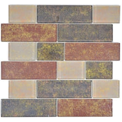 Mosani MOS68-1379L carreau Mosaique Marron