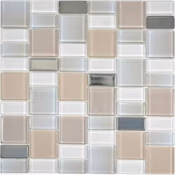 Mosani MOS68-0136P, Mosaique, Verre, Intérieure, Rectangle, 300 mm, 300 mm