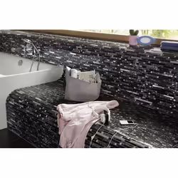 Mosani MOS86-0302 carreau Mosaique Noir