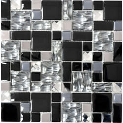 Mosani MOS88-03689 carreau Mosaique Noir