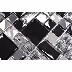 Mosani MOS88-03689 carreau Mosaique Noir