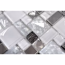 Mosani MOS88-01699 carreau Mosaique Blanc