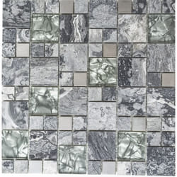 Mosani MOS88-0204 carreau Mosaique Gris