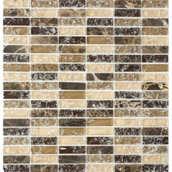 Mosani MOS87-S1255 carreau Mosaique Beige