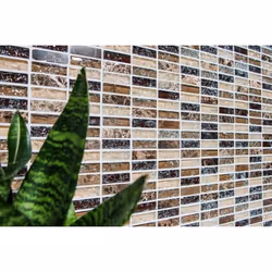 Mosani MOS87-S1255 carreau Mosaique Beige