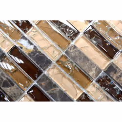 Mosani MOS87-S1255 carreau Mosaique Beige