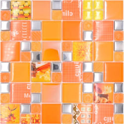 Mosani MOS88-0817 carreau Mosaique Argent