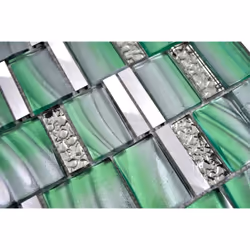 Mosani MOS88-0005 carreau Mosaique Vert