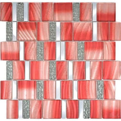 Mosani MOS88-0009 carreau Mosaique Rouge