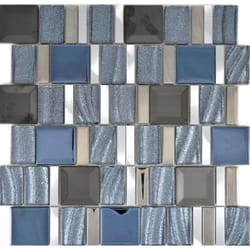 Mosani MOS88-0017 carreau Mosaique Argent