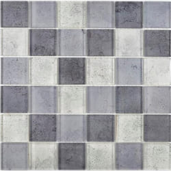 Mosani MOS88-0022 carreau Mosaique Gris