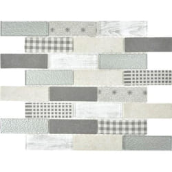 Mosani MOS88-R002 carreau Mosaique Gris