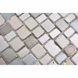 Mosani MOS85-0212 carreau Mosaique Gris, Beige