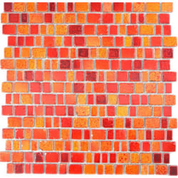 Mosani MOS85-0009 carreau Mosaique Rouge