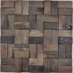 Mosani MOS160-25, Mosaique, Marron, Intérieure, Rectangle, 300 mm, 300 mm