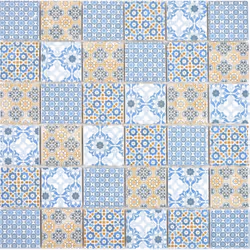 Mosani MOS14-1234, Mosaique, Vitrocéramique, Multicolore, Intérieure, Rectangle, 298 mm