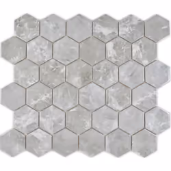 Mosani MOS11H-0201, Mosaique, Vitrocéramique, Gris, Intérieure, Rectangle, 325 mm