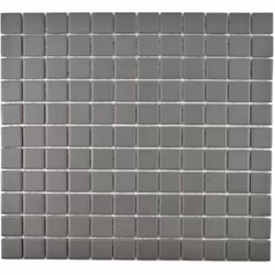 Mosani MOS18-0222-R10, Mosaique, Vitrocéramique, Gris, Intérieure, Rectangle, 326 mm