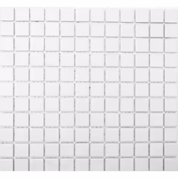 Mosani MOS18-0102-R10, Mosaique, Vitrocéramique, Blanc, Intérieure, Rectangle, 326 mm