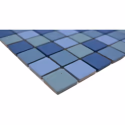 Mosani MOS18-0404-R10 carreau Mosaique Bleu