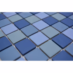 Mosani MOS18-0404-R10 carreau Mosaique Bleu
