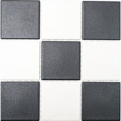 Mosani MOS22-0304-R10 carreau Mosaique Noir, Blanc