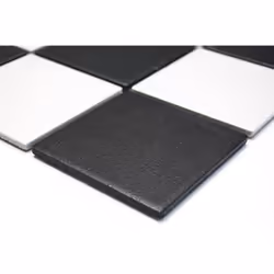 Mosani MOS22-0304-R10 carreau Mosaique Noir, Blanc