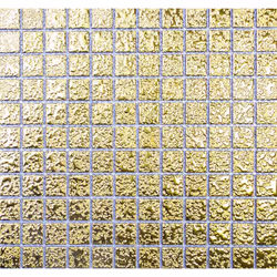 Mosani MOS18-0707, Mosaique, Vitrocéramique, Or, Intérieure, Rectangle, 330 mm