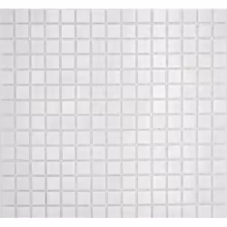 Mosani MOS200-A02, Mosaique, Verre, Blanc, Intérieure, Rectangle, 327 mm