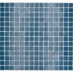 Mosani MOS200-A58, Mosaique, Verre, Bleu, Anthracite, Intérieure, Rectangle, 327 mm